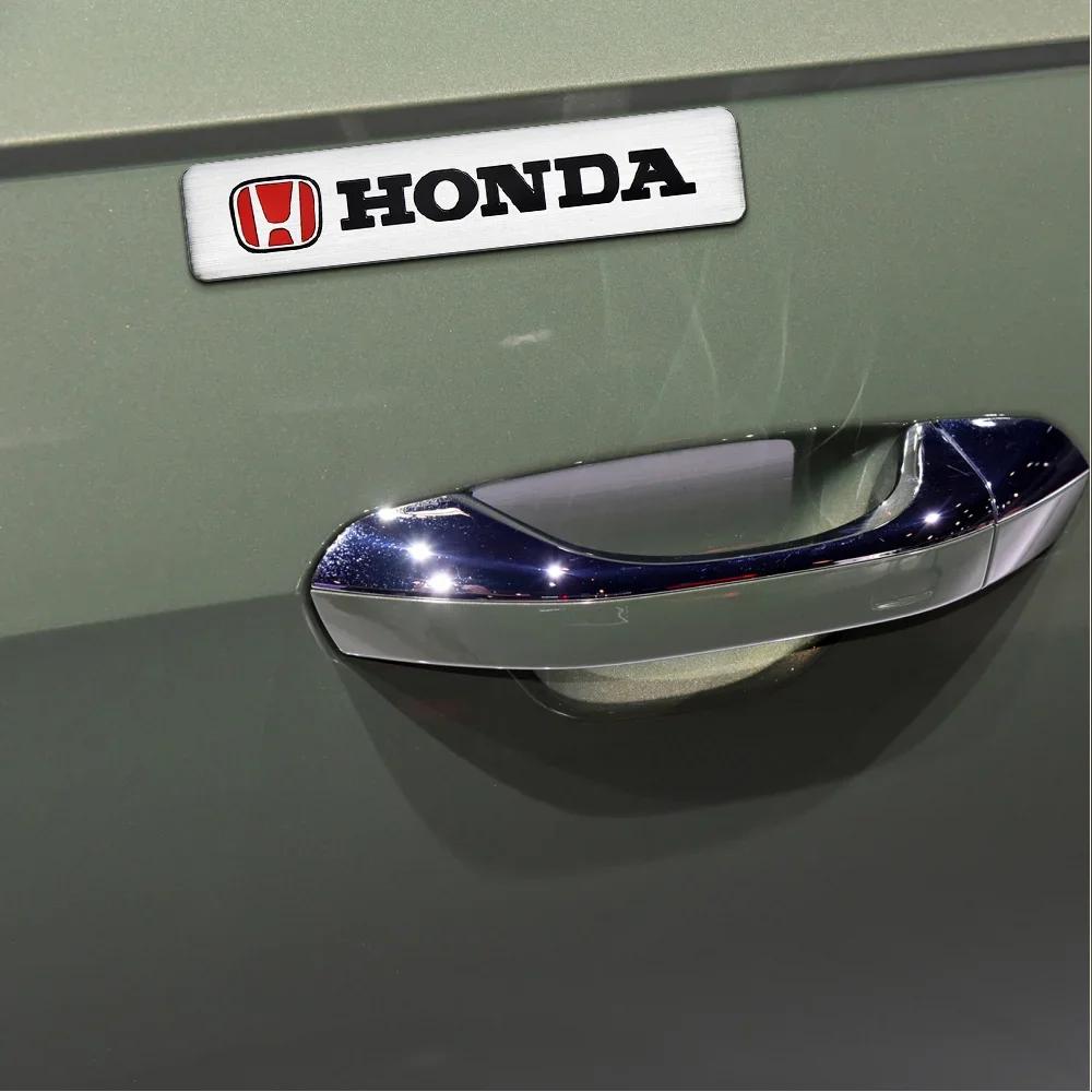 2025 Hot 3D Meta Car Sticker Auto Door Shield Emblem Car Body Badge Sticker For Honda Civic FIT Odyssey City Concept S1 Vezel XR