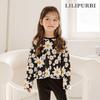 Футболка LilypuTri Daisy Crop, черная 