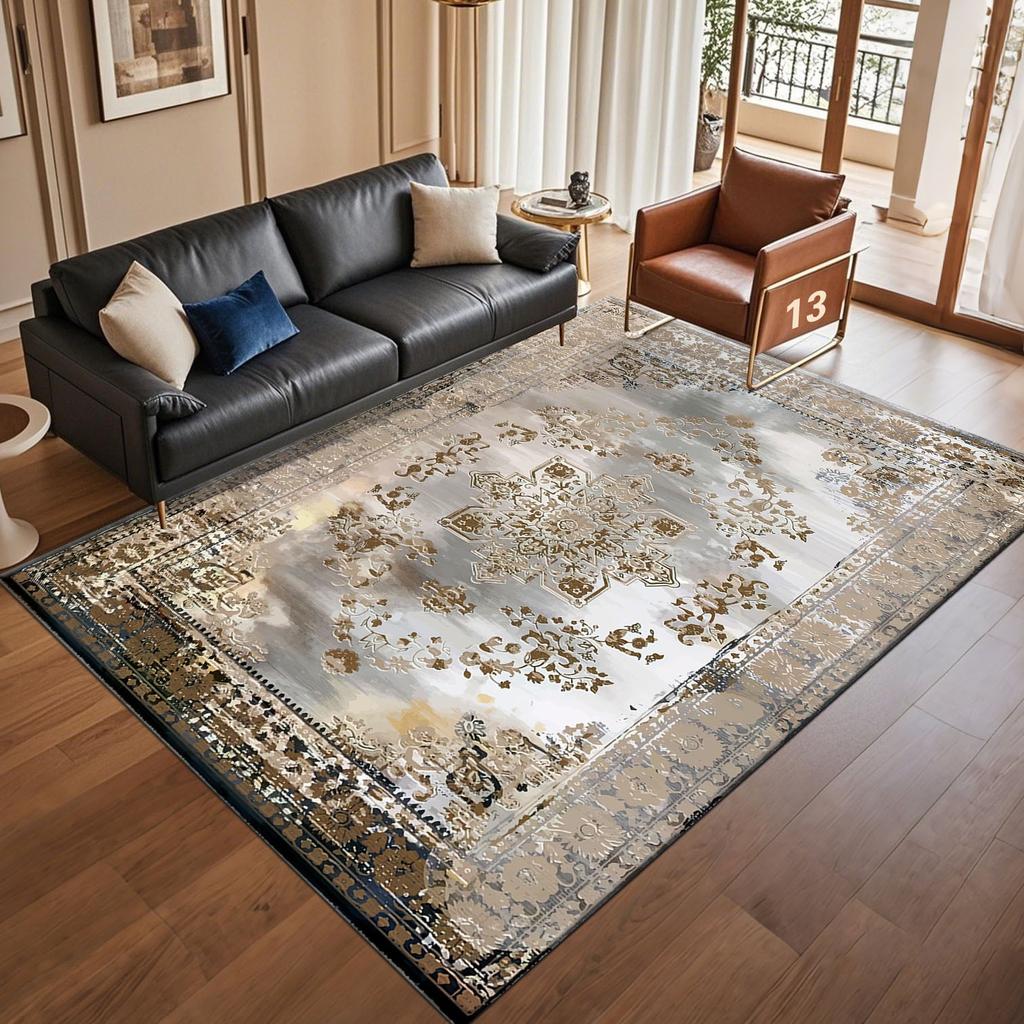 Ковер в стиле ретро Европа с мраморным рисунком, ковер для гостиной, дивана, спальни, прикроватный, для кабинета, коврик для входной двери, нескользящий, роскошный декор