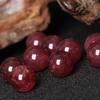 Голубиная кровь красный клубничный кристалл халцедон россыпью бусины для самодельных украшений