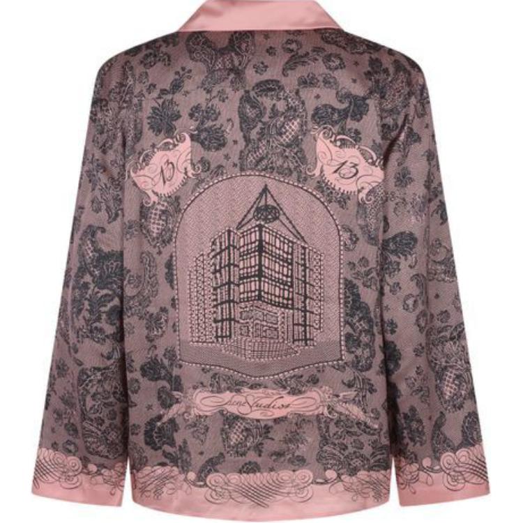 Acne Studios Floral Printed Long Sleeved Shirt BB0586-BR0