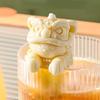 Ice Molds 3D Lion Whiskey Ice Mold Tray 4-Grid Cube Maker Tool Non-Stick Reusable For Bourbon Whiskey Juice Cocktails Drinks