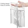 Expandable Bathtub Tray Caddy Strong Load-bearing Non-Slip Foldable Design Transparent Bath Accessories
