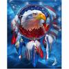 Full 5D Diy Diamond Painting Free Eagle Wind Chimes Embroidery Cross Stitch Home Decor Handmade Gift