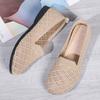 Summer and Autumn Non-slip Soft-soled Comfortable Cloth Shoes, Middle-aged and Elderly, Light and Breathable Mesh, One-pedal Single Shoes