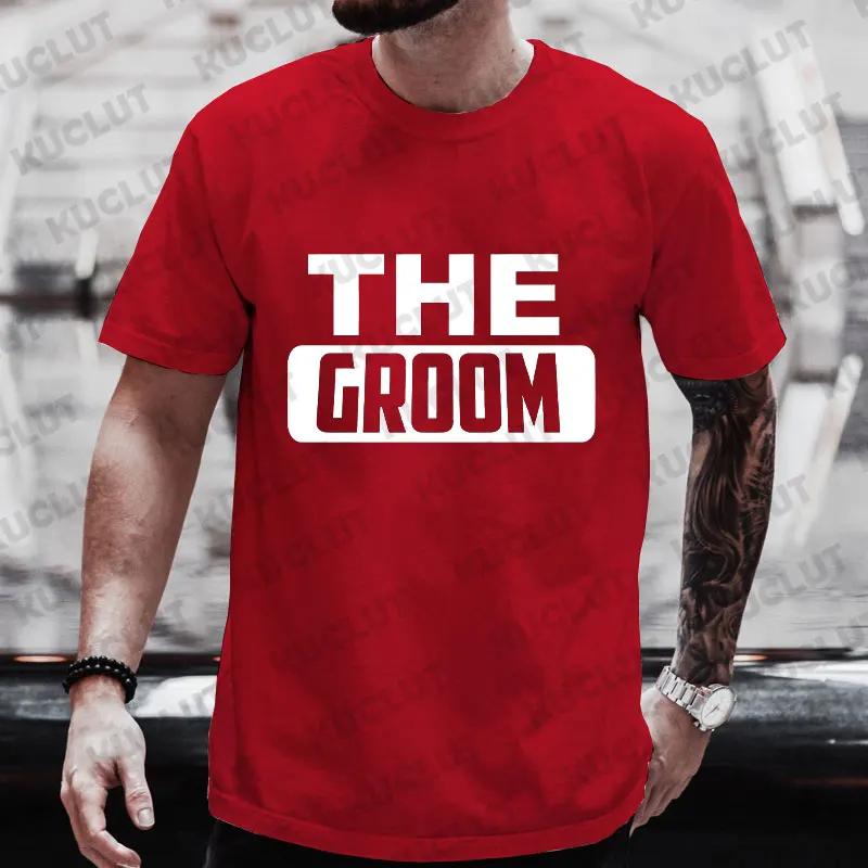 Футболка с надписью «The Groom Squad» для шафера, футболка с надписью «Team EVG Groom Groomsman», футболка с надписью «Friends Single Farewell», футболки с графическим принтом для мальчишника и мальчишника
