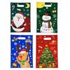 50/100 шт. Пакеты для рождественских подарков со снеговиком, Мультяшный пакет для подарков с Санта-Клаусом, Рождественский пакет для конфет 2025 Рождество