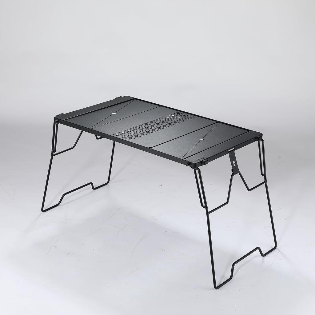 CAMPING MOON IGT Bridge Table Laser Top, Half, Black, CK-12BK-1P