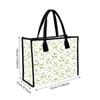 Elegant Floral Tote Bag Casual Daily Handbag for Shopping Work Travel Lightweight Stylish Canvas Shoulder Bag for Women