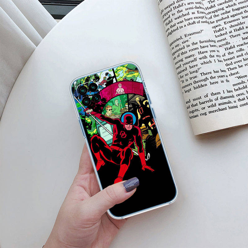 JO15 Чехол Daredevil для телефона Motorola E22S E7 G6 G7 G8 G9 Plus Power Play G10 G20 G04 E30 E40 E22 E20 E13 G22 G23 G Stylus Play