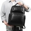 Мужская сумка для компьютера из натуральной кожи с верхним слоем из коровьей кожи, большая вместительная сумка, деловой рюкзак премиум-класса