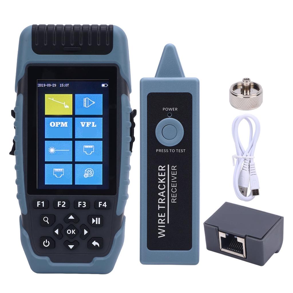 OTDR Тестер оптического волокна 3,5-дюймовый цветной ЖК-дисплей с сенсорным экраном 1310 нм OPM OLS Тест RJ45 OTDR Тестер Оптическая временная область