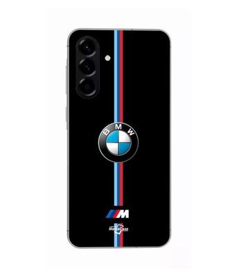 Чехол - Maniacase - Samsung Galaxy A26 - Силикон - Мягкий - Логотип BMW