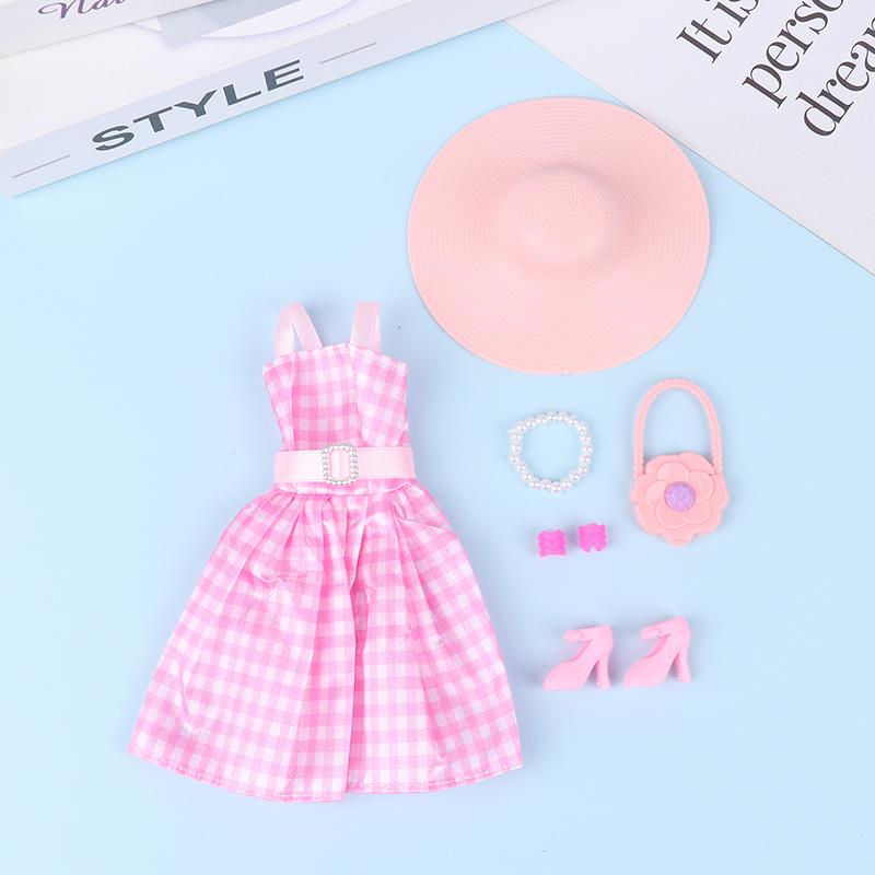 Пальто Хлопковая куртка Зимнее платье Длинная одежда Меховое пальто Аксессуары для кукол Игрушки