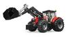 Bruder Massey Ferguson 7600 с фронтальной загрузкой