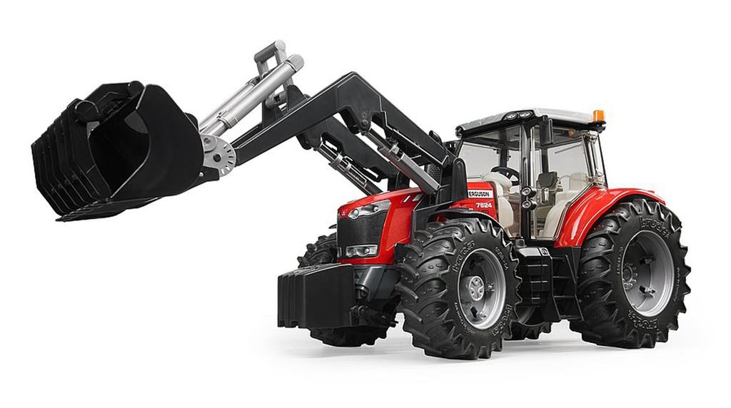 Bruder Massey Ferguson 7600 с фронтальной загрузкой