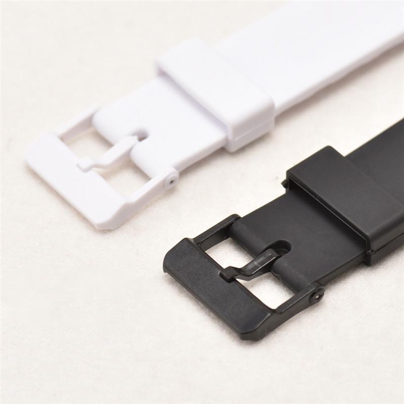 Полимерный ремешок для Casio MRW-200H 18мм ремешок для часов мужской спортивный водонепроницаемый черный белый сменный аксессуар для часов