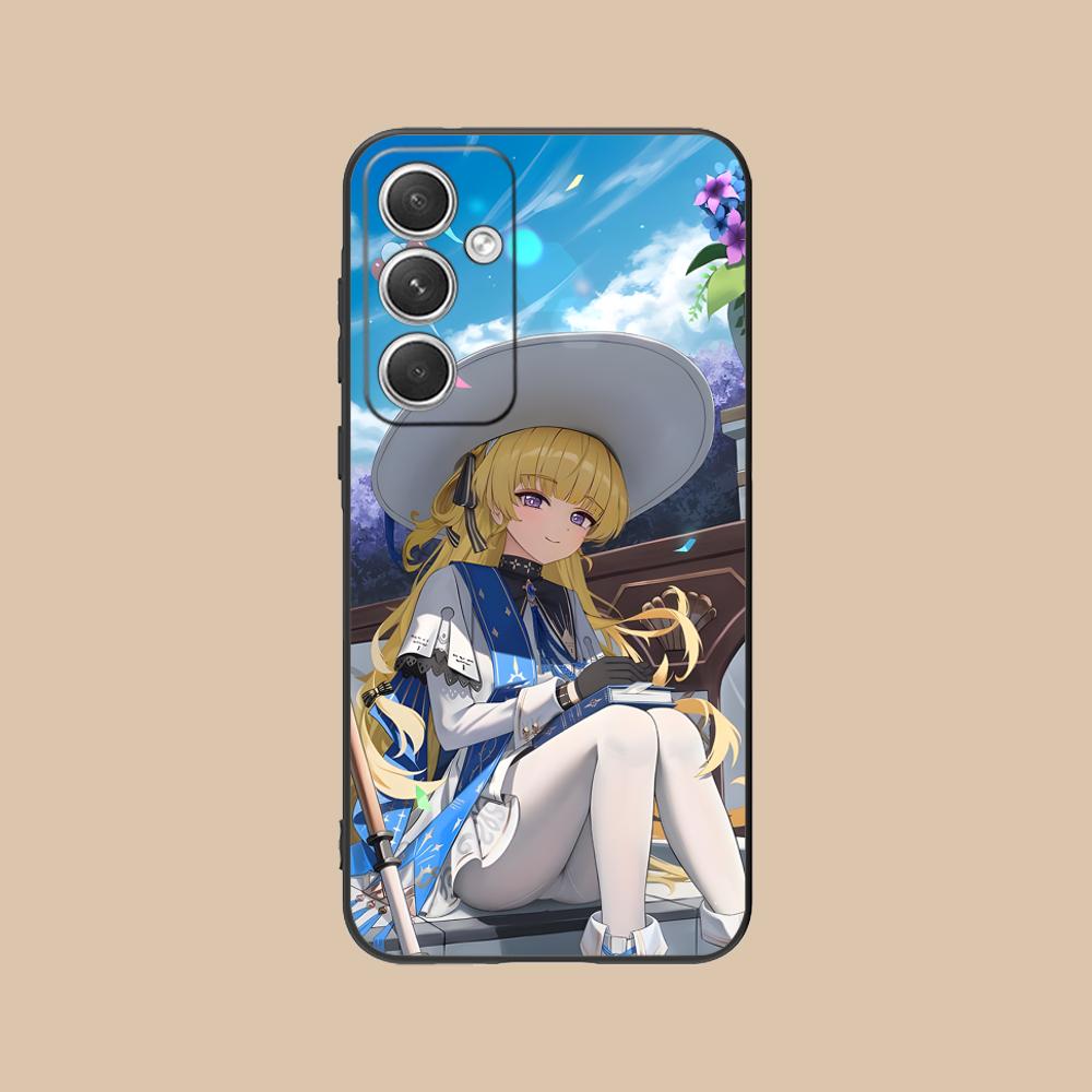 Чехол для телефона Wuthering Waves Phoebe для Samsung Galaxy S26 S25 S24 S23 S22 S21 S20 Note20 Plus FE Ultra Цветной чехол для мобильных телефонов