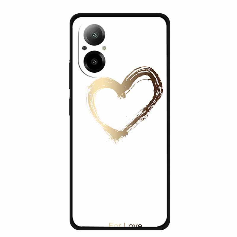 Для Realme C67 4G Чехол Роскошный Мягкий Силикон ТПУ Чехлы для Телефона Задняя Крышка Для RealmeC67 C 67 4G RMX3890 Ударопрочный Любовь Милый funda