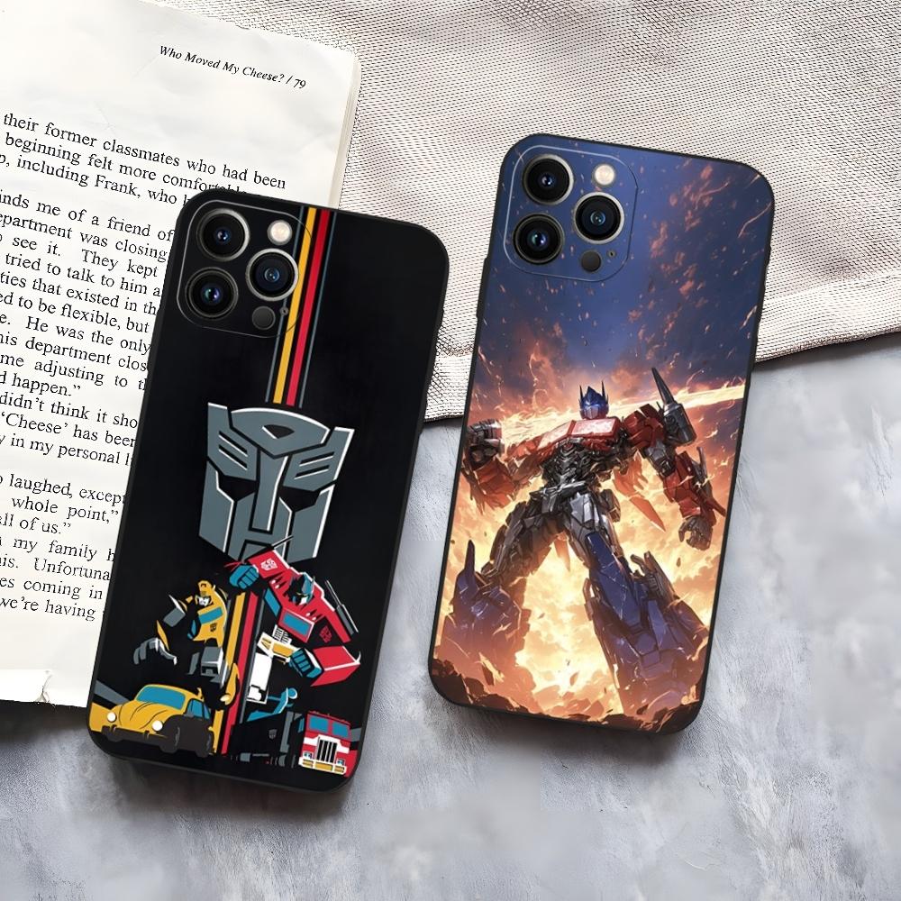 Transformers Phone Case for iphone 15 14 Pro 13 Mini 11 12 Max Xr X Xs 8 Plus Shockproof Back Cover