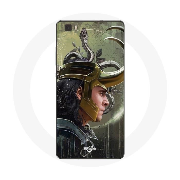 Чехол для Huawei P8 Loki Thor Ragnarok со шлемом Fanart Season 1