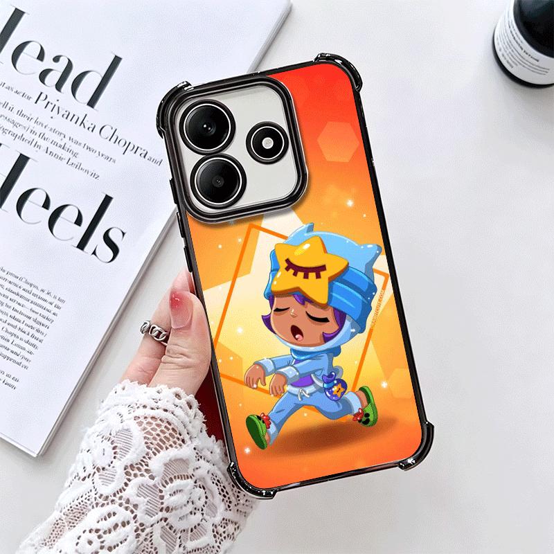Мультяшные Звезды Игр Мягкий Чехол Для Телефона Для Xiaomi Redmi Note 14 15 Pro Plus 13 12 11S 11T 5G 10 9S 9 Покрытие Противоударный Fundas