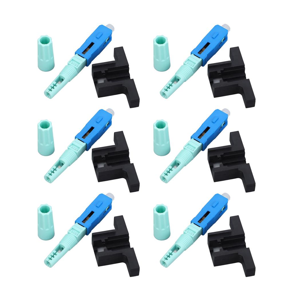20PCS FTTH Embedded Fiber Connectors SC-UPC Cold Splicing Single Mode Fiber Optic Quick Connector T