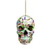 DIY Skull Pendant Horror Skeleton Car Ornaments Christmas Tree Drop Ornaments  Car Rearview Decor