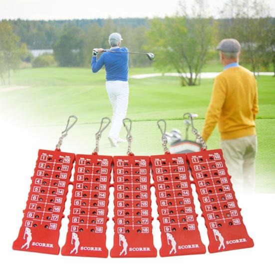 Табло для гольфа Защищенное от трещин Водонепроницаемое Четко обозначенное Утолщенное Металлическое для подсчета очков в гольфе 18 лунок Гольф Удар Патт Счетчик очков Гольф Спорт