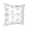 Beary Cute Pillow Case Printed Home Soft Throw Pillow Bear Animal Cute Simple Line Art Forest Mountain Brown Bear