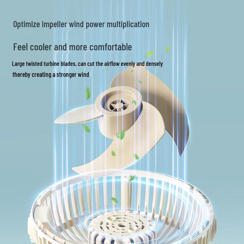 Midea Mini Quiet Desktop Air Circulation Fan CN plug (adapter included)