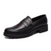 2025 New Men's Round Head Leather Shoes British Business Casual Shoes Men's Shoes Nightclub Foot Cover Dress Single Shoes Large Size 47