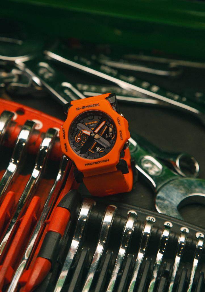 Casio G-Shock GA-2300FL-4AJF - Оранжевый Био-масса