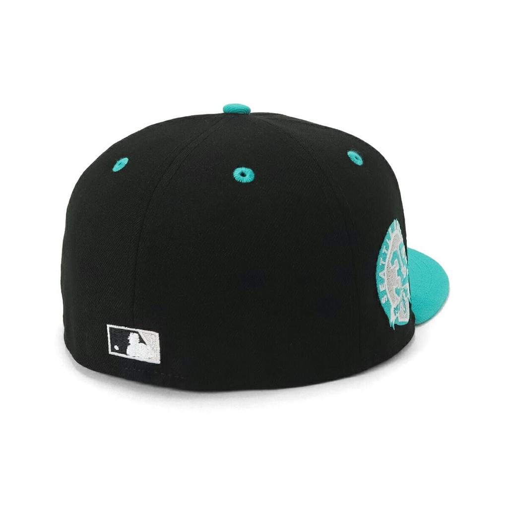 New Era Кепка 59FIFTY Seattle Mariners 2Tone Боковой Патч Черный Бирюзовый 70907353 NER35C0391 5950 7 1/2