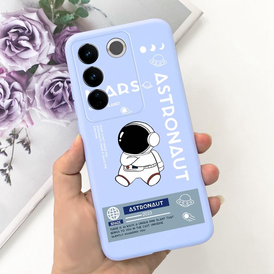 Чехол для Vivo V27 Чехол для Vivo V27e V2237 Милый Модный Расписной Чехол Мягкий Силиконовый Чехол для Телефона Для Vivo V27 Pro V 27 V27e Задняя Крышка Сумки