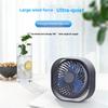 F008 3 Speeds USB Rechargeable Desktop Mini Fan Portable Summer Cooling Fan for Office Home