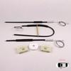 EWR5170 Electric Power Window Regulator Lifter Repair Kit Front Left for A2 8Z 8Z0 1999-2005 5-Door Hatchback 8Z0837461