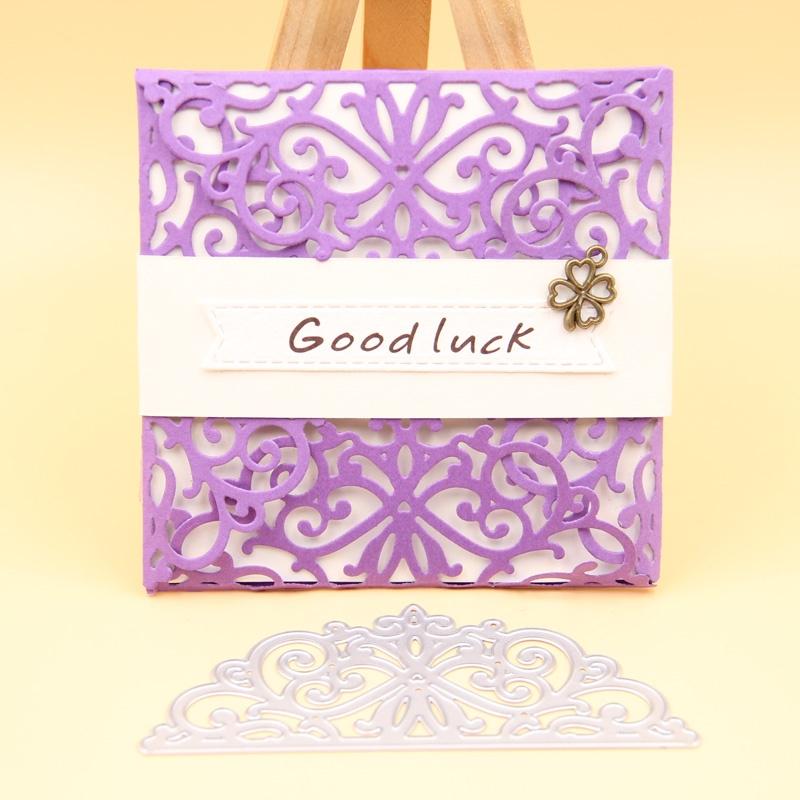 Lace Card Wrap Metal Cutting Dies for DIY Scrapbooking Photo Album Decorative Embossing