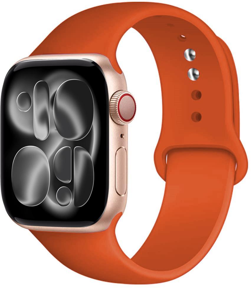 Силиконовый ремешок Для Apple Watch 11 band 44mm 40mm 49mm 45mm 41mm 38 46mm 42mm correa bracelet iWatch series 9 8 7 6 SE ultra 2 3