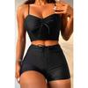 Front Adjustable Drawstring Bikini Top