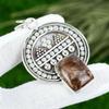 Radiant Elestial Quartz Stone Bezel Daughter New Pendant Jewelry Sterling Silver
