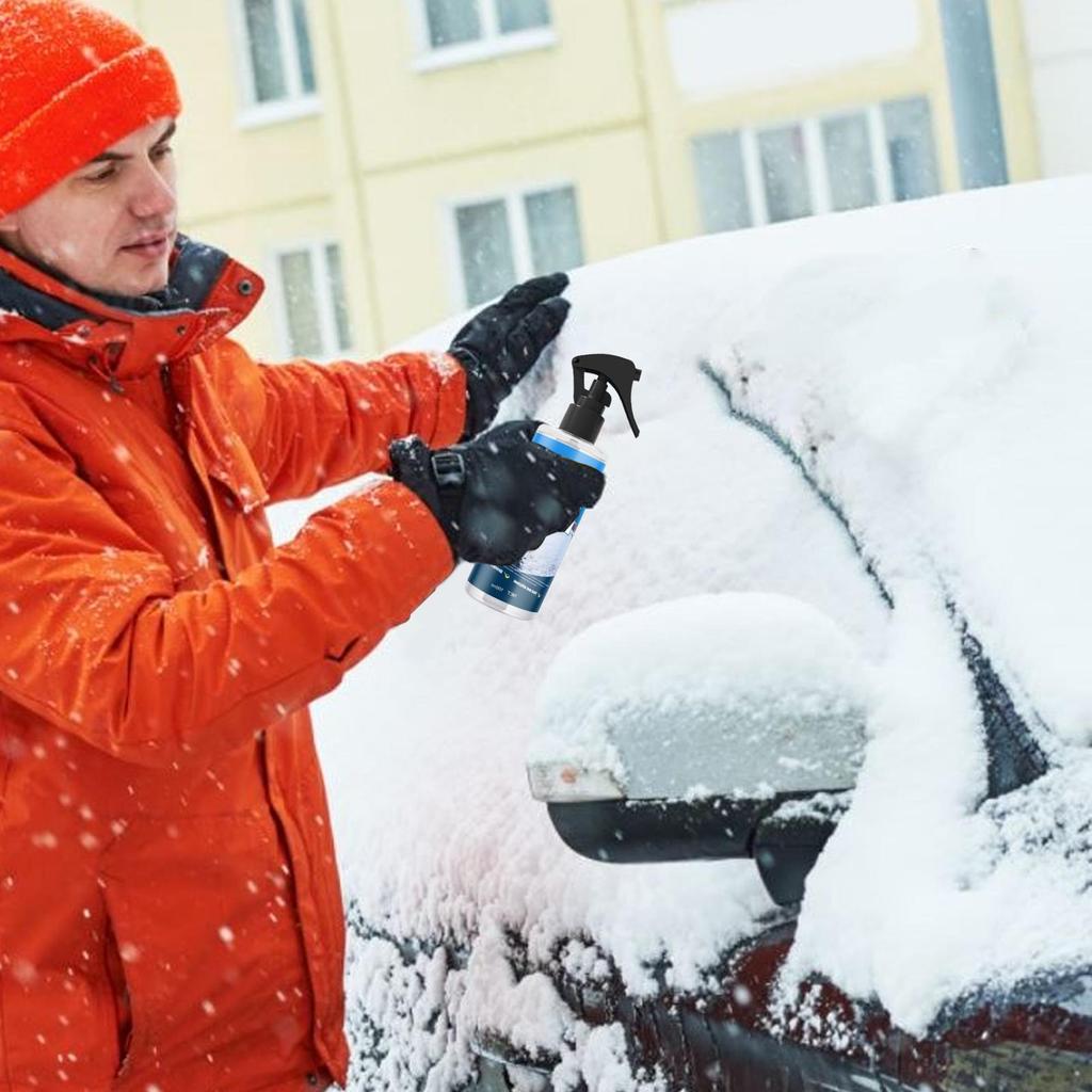 Deicer For Car Windshield 100ml Fast Snow Remover Defroster Spray Car For Automotive Vehicles Including Trucks SUVs During Snow