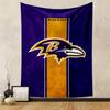 Baltimore Ravens Tapestry Wall Hanging, NFL Football Team Logo, Wall Decor for Bedroom Living Room Dorm