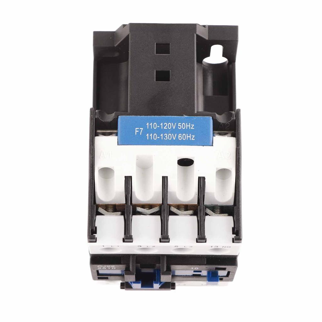 Контактор переменного тока 110 В, 3-полюсный, нормально открытый контактор, серебряный контакт, монтаж на DIN-рейку CJX2 2510
