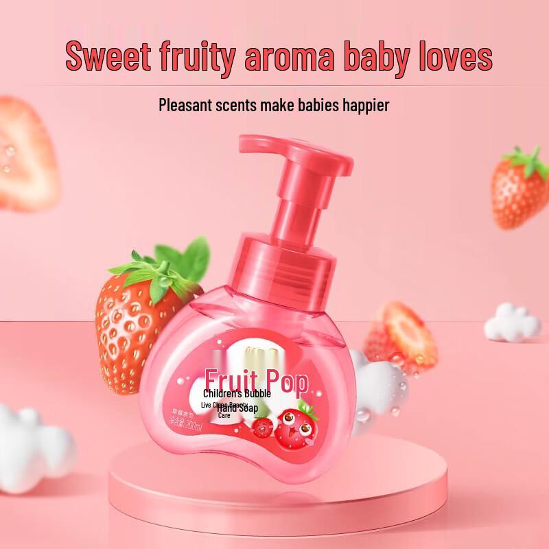 Blue Moon Strawberry Scent Kids Foaming Hand Soap