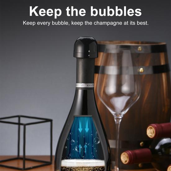 Пробка для винной бутылки с поворотным замком, многоразовая, герметичная, для вина, пива, шампанского, сохраняющая свежесть, пробка для бутылок для любителей вина