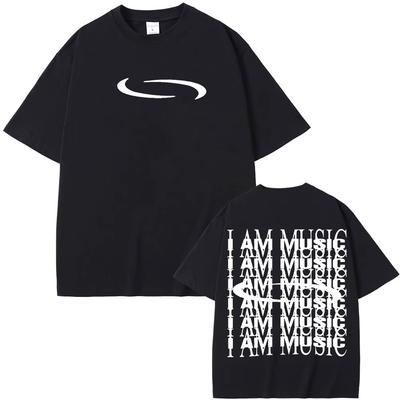 Футболка с логотипом рэпера Playboi Carti I AM MUSIC Opium Ken Carson Narcissist Tour Antagonist Rap Мужская Повседневная Хлопковая Оверсайз