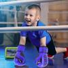 Sponge Padding Leather Boxing Gloves PU Leather Kickboxing Protective Gloves  Children