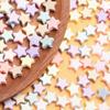 500 г около 2000 шт. свободные бусины-разделители DIY аксессуары акриловое ожерелье 11 мм для изготовления ювелирных изделий браслет с пятиконечной звездой ручной работы