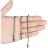 2-4mm Mens Womens Stainless Steel Black Rolo Cable Chain Necklace 45-75 Cm Acsergery Gift